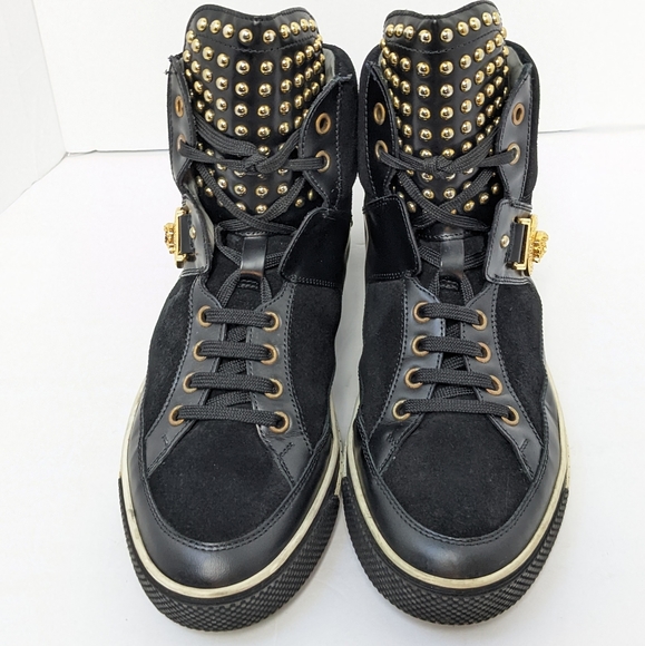 Versace studded high top sneakers - Picture 9 of 16